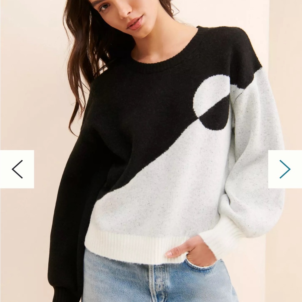 Anthropologie Monochrome Sweater